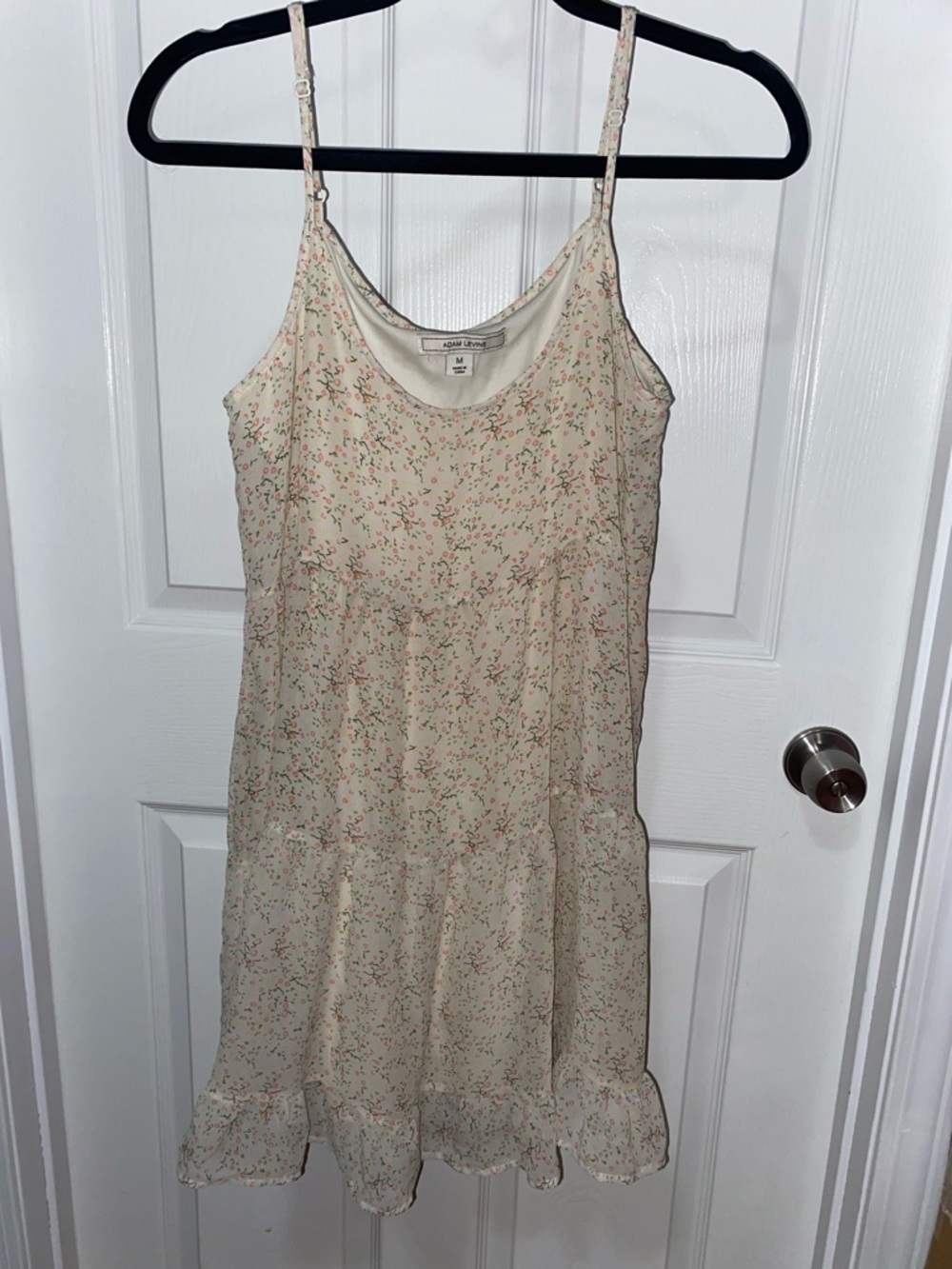 Adam Levine Collection Cream Floral Midi Dress